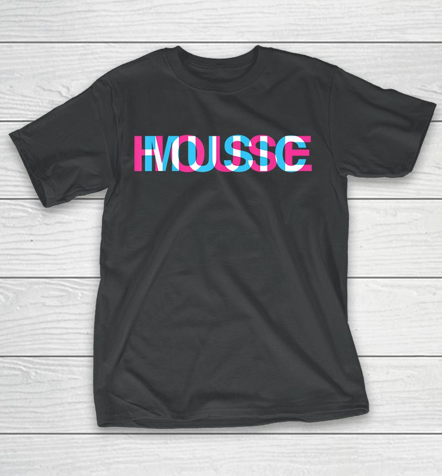 House Music Glitch Optical Illusion T-Shirt