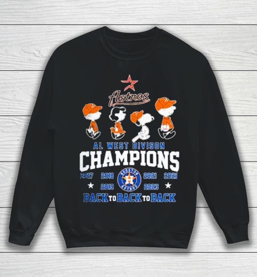 Houston Astros Al West Divison Champions Sweatshirt