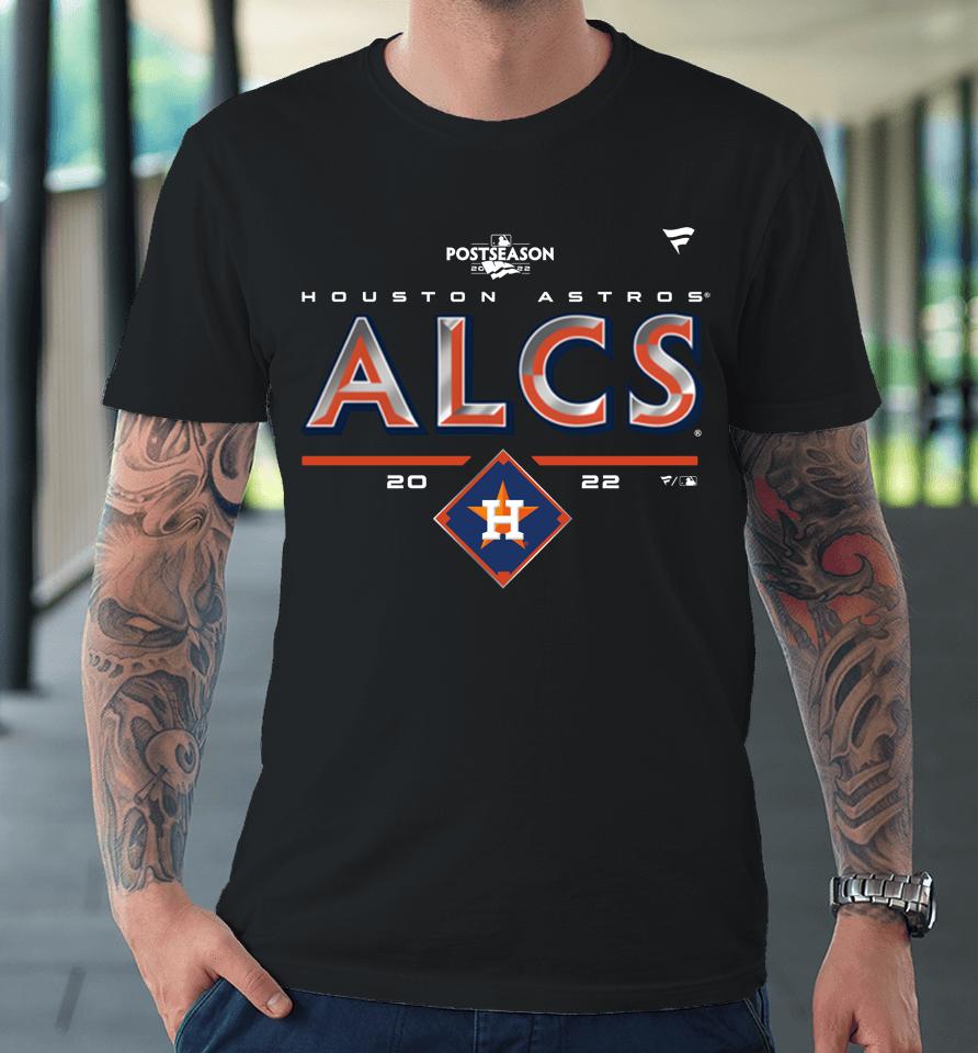 Houston Astros Alcs Schedule 2022 Clinch Locker Room Premium T-Shirt