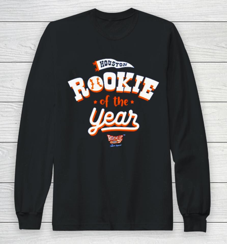 Houston Astros Baseball Mlb Rookie Of The Year Long Sleeve T-Shirt