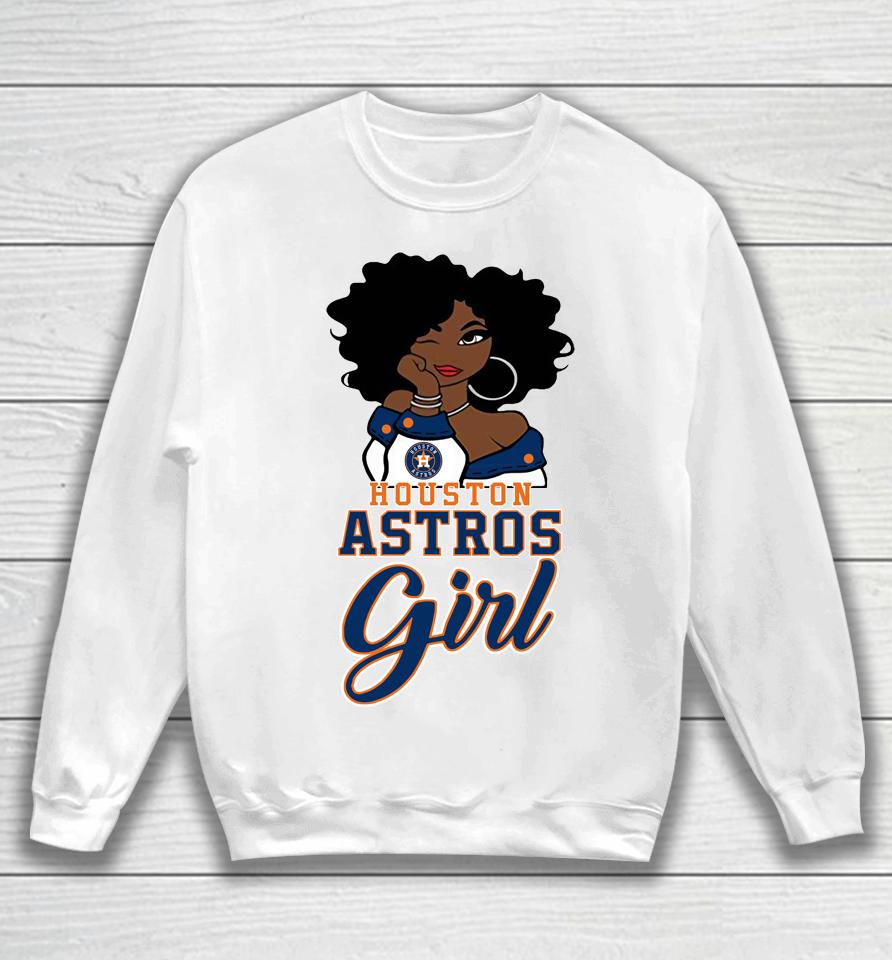 Houston Astross Girl Mlb Sweatshirt