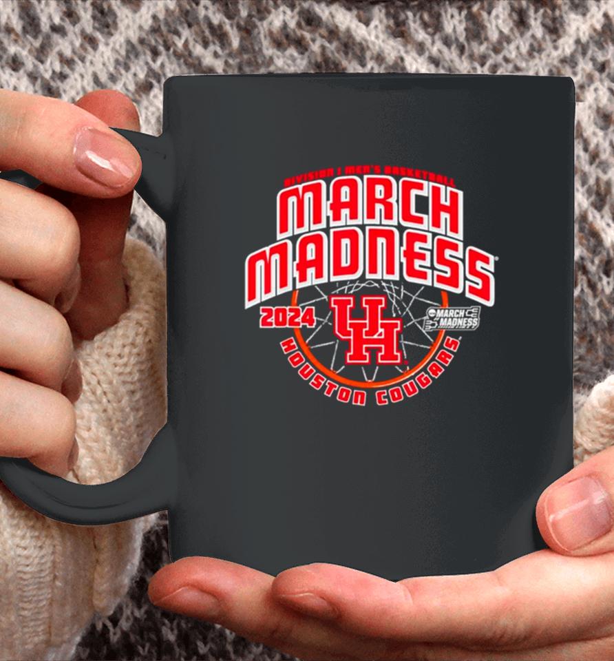Houston Cougars 2024 Division I Men’s Basketball March Madness Coffee Mug