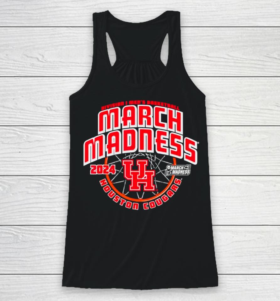 Houston Cougars 2024 Division I Men’s Basketball March Madness Racerback Tank