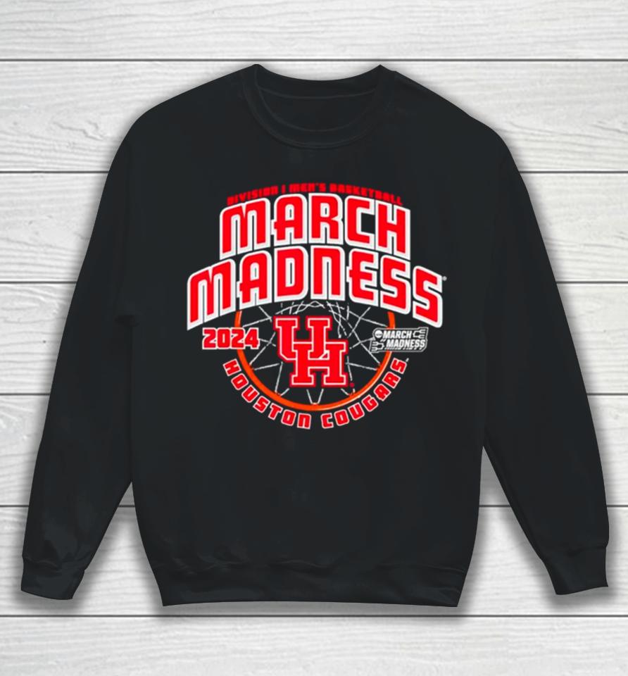 Houston Cougars 2024 Division I Men’s Basketball March Madness Sweatshirt