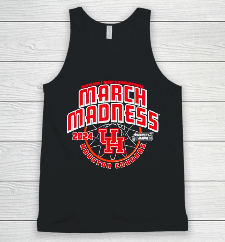 Houston Cougars 2024 Division I Men’s Basketball March Madness Unisex Tank Top