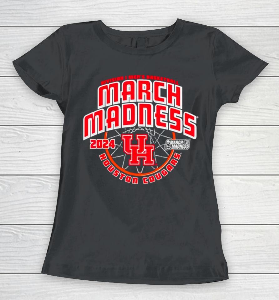 Houston Cougars 2024 Division I Men’s Basketball March Madness Women T-Shirt