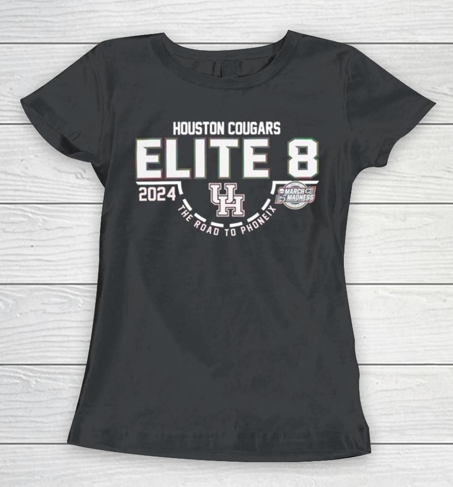Houston Cougars 2024 Elite 8 Caa Men’s Basketball March Madness Women T-Shirt