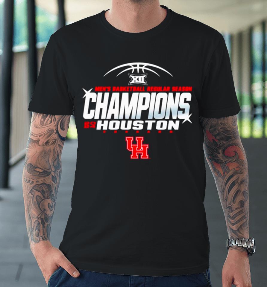 Houston Cougars 2024 Men’s Basketball Regular Season Champions Premium T-Shirt