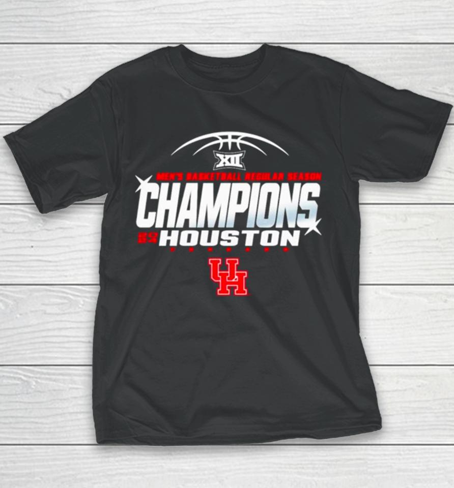 Houston Cougars 2024 Men’s Basketball Regular Season Champions Youth T-Shirt