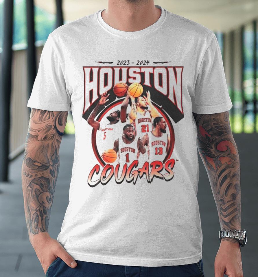 Houston Cougars 2024 Ncaa Men’s Basketball 2023 – 2024 Post Season Premium T-Shirt