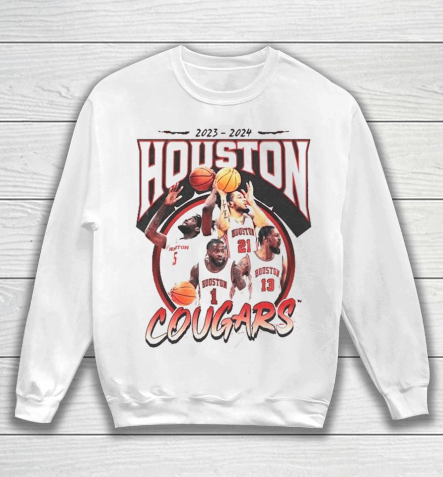 Houston Cougars 2024 Ncaa Men’s Basketball 2023 – 2024 Post Season Sweatshirt