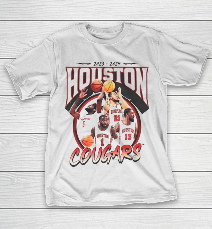 Houston Cougars 2024 Ncaa Men’s Basketball 2023 – 2024 Post Season T-Shirt