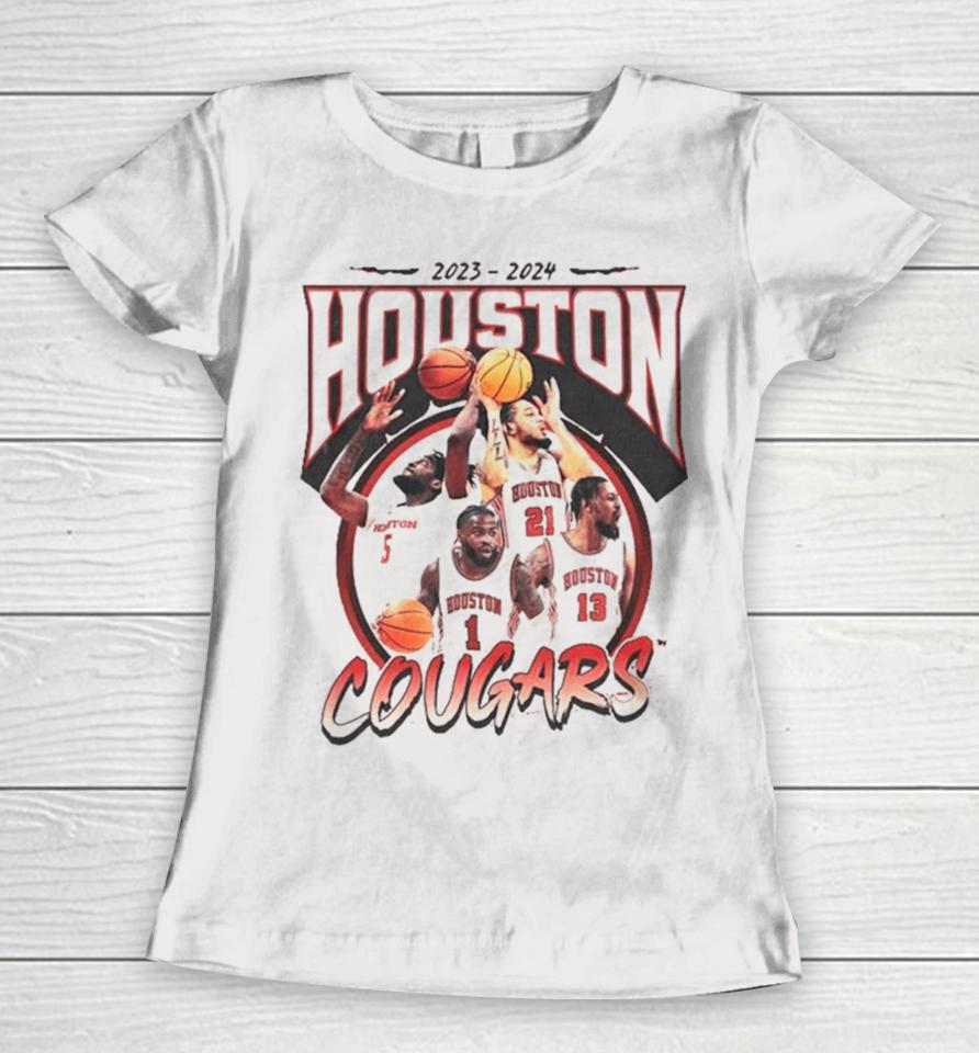 Houston Cougars 2024 Ncaa Men’s Basketball 2023 – 2024 Post Season Women T-Shirt