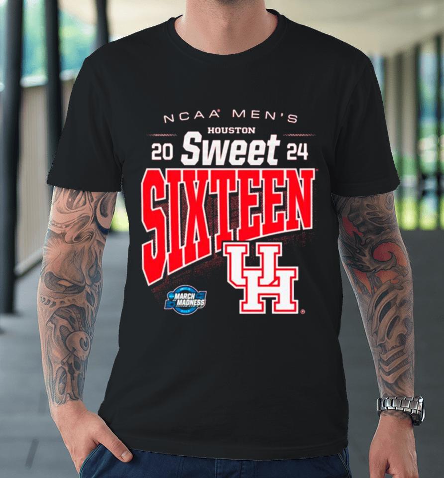 Houston Cougars 2024 Ncaa Men’s Basketball Sweet Sixteen Premium T-Shirt