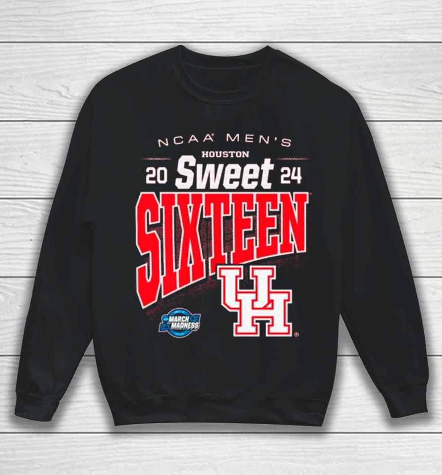 Houston Cougars 2024 Ncaa Men’s Basketball Sweet Sixteen Sweatshirt