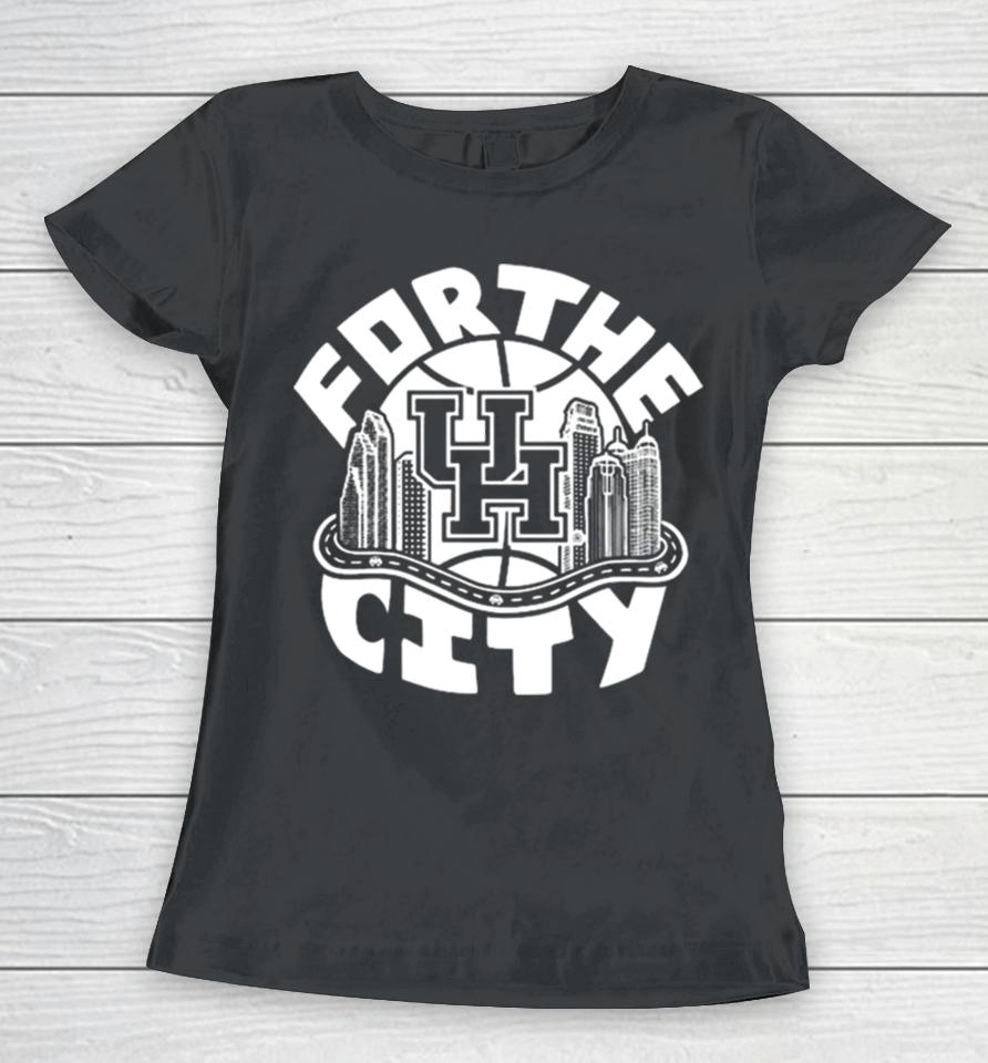 Houston Cougars For The City Basketball Women T-Shirt