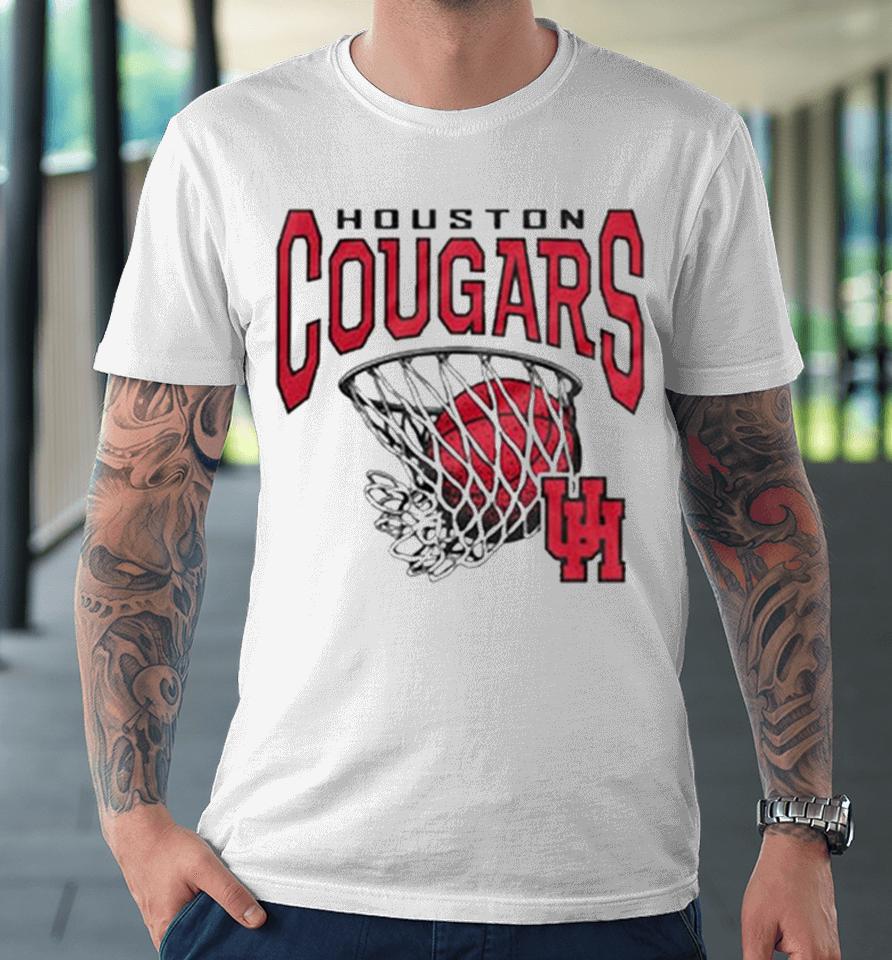 Houston Cougars Nothing But Net Raglan Premium T-Shirt