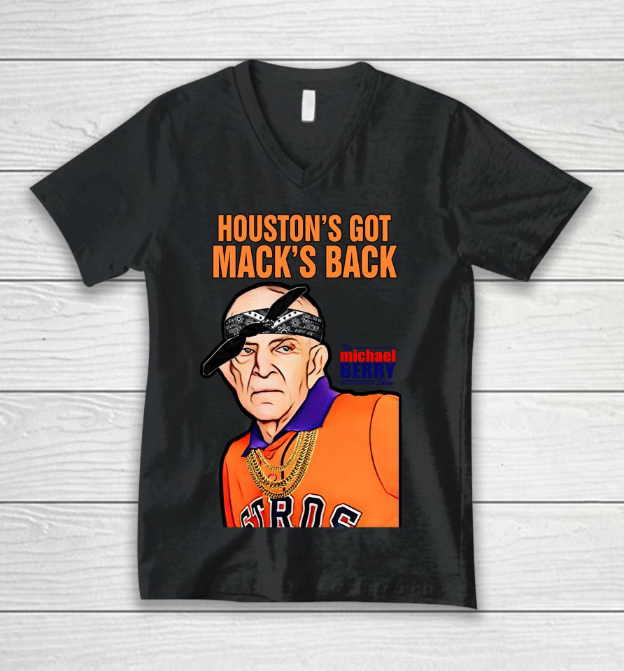 Houston Got Mack Back Michael Berry Unisex V-Neck T-Shirt