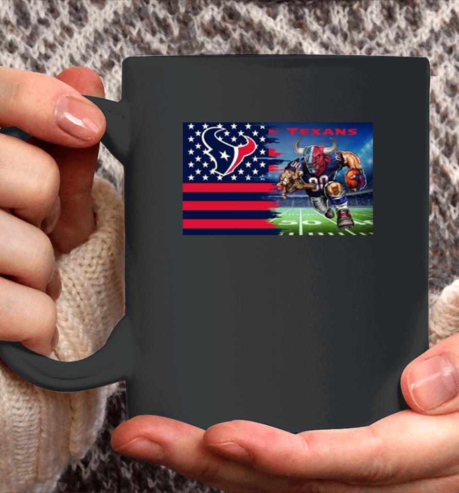Houston Texans Football Team Mascot Flag 2024 Coffee Mug