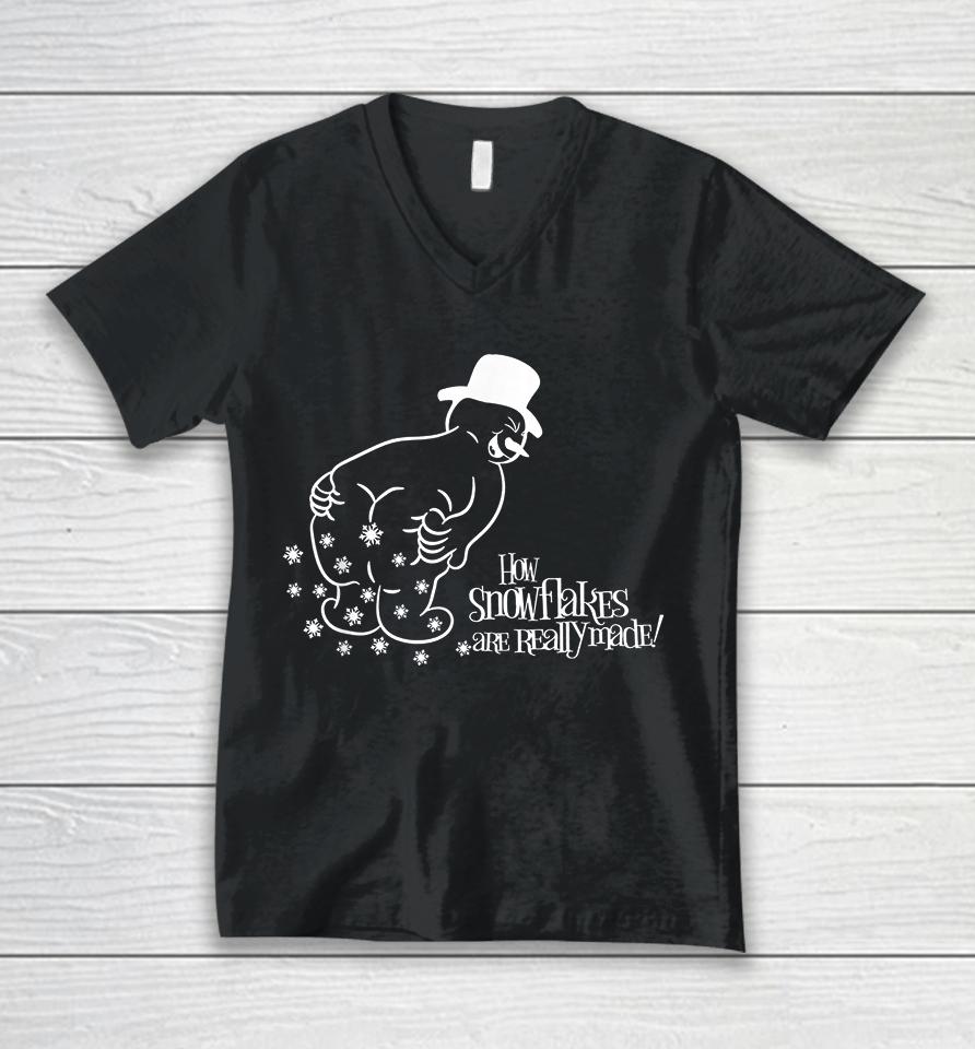 How Snowflake Are Really Made Unisex V-Neck T-Shirt