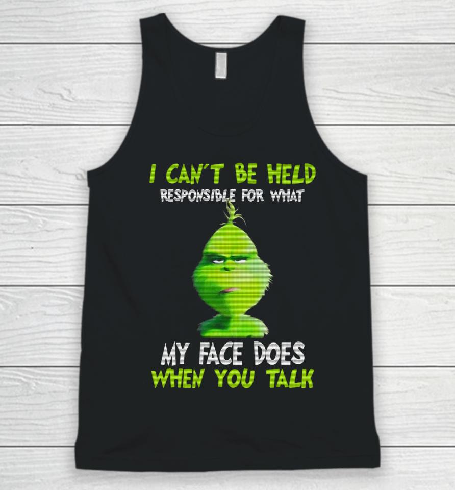 How The Grinch Stole All The Percs From The Whoville Elderly Home Unisex Tank Top