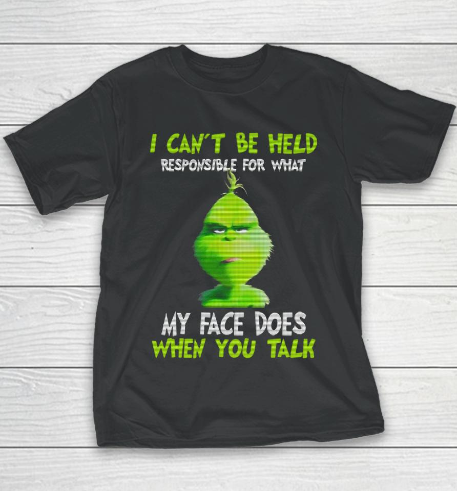 How The Grinch Stole All The Percs From The Whoville Elderly Home Youth T-Shirt