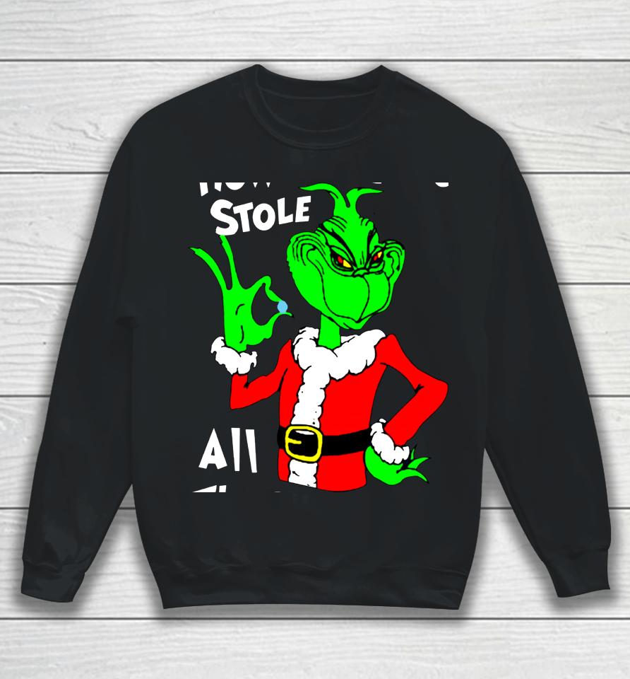 How The Grinchs Stole All The Percs From The Whoville Elderly Home Sweatshirt