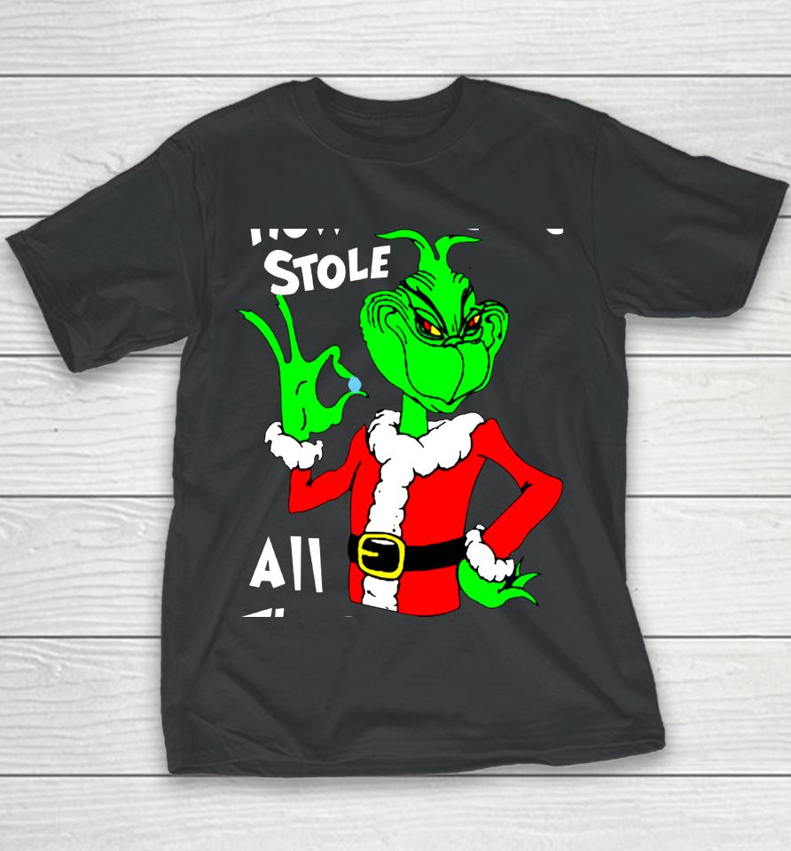 How The Grinchs Stole All The Percs From The Whoville Elderly Home Youth T-Shirt