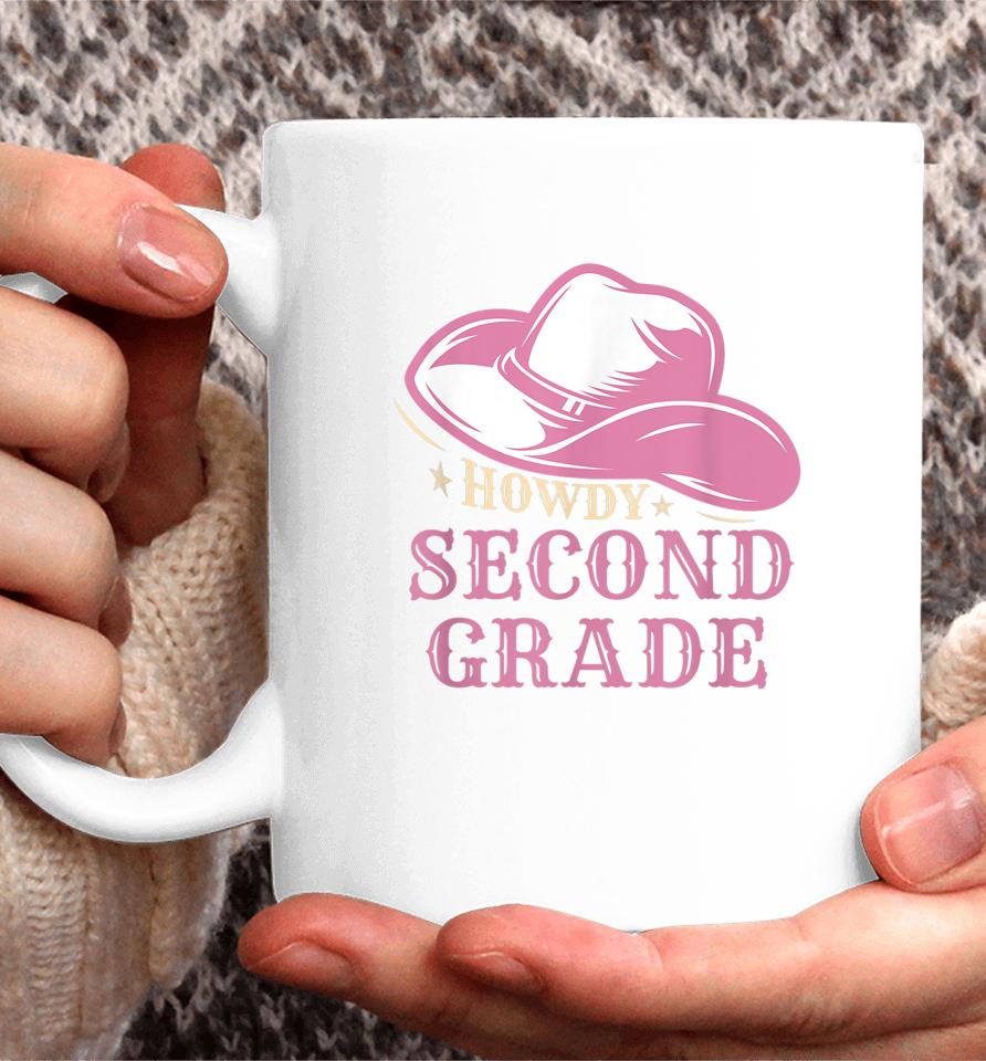 Howdy 2Nd Grade Teachers Kids Parents Cowboy Cowgirl Coffee Mug