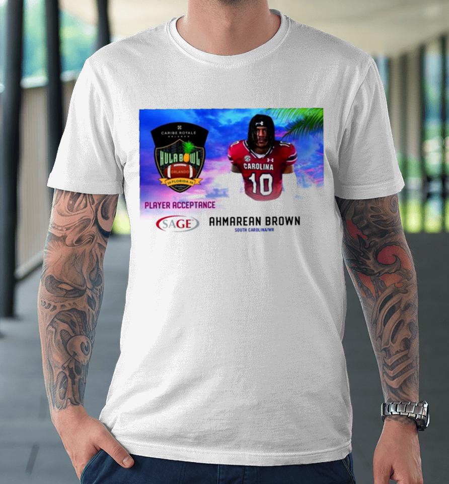 Hula Bowl 2024 Ncaa College Football Ahmarean Brown Premium T-Shirt