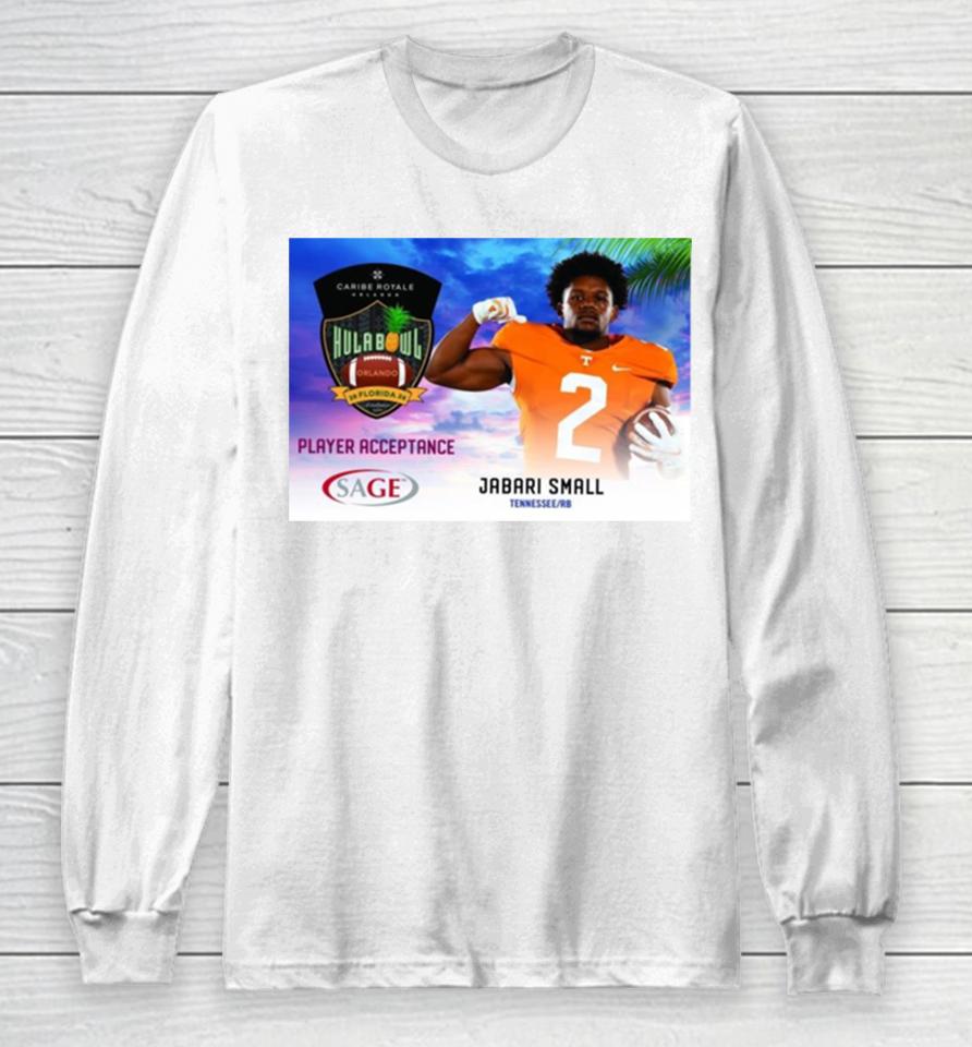 Hula Bowl 2024 Ncaa College Football Jabari Small Long Sleeve T-Shirt