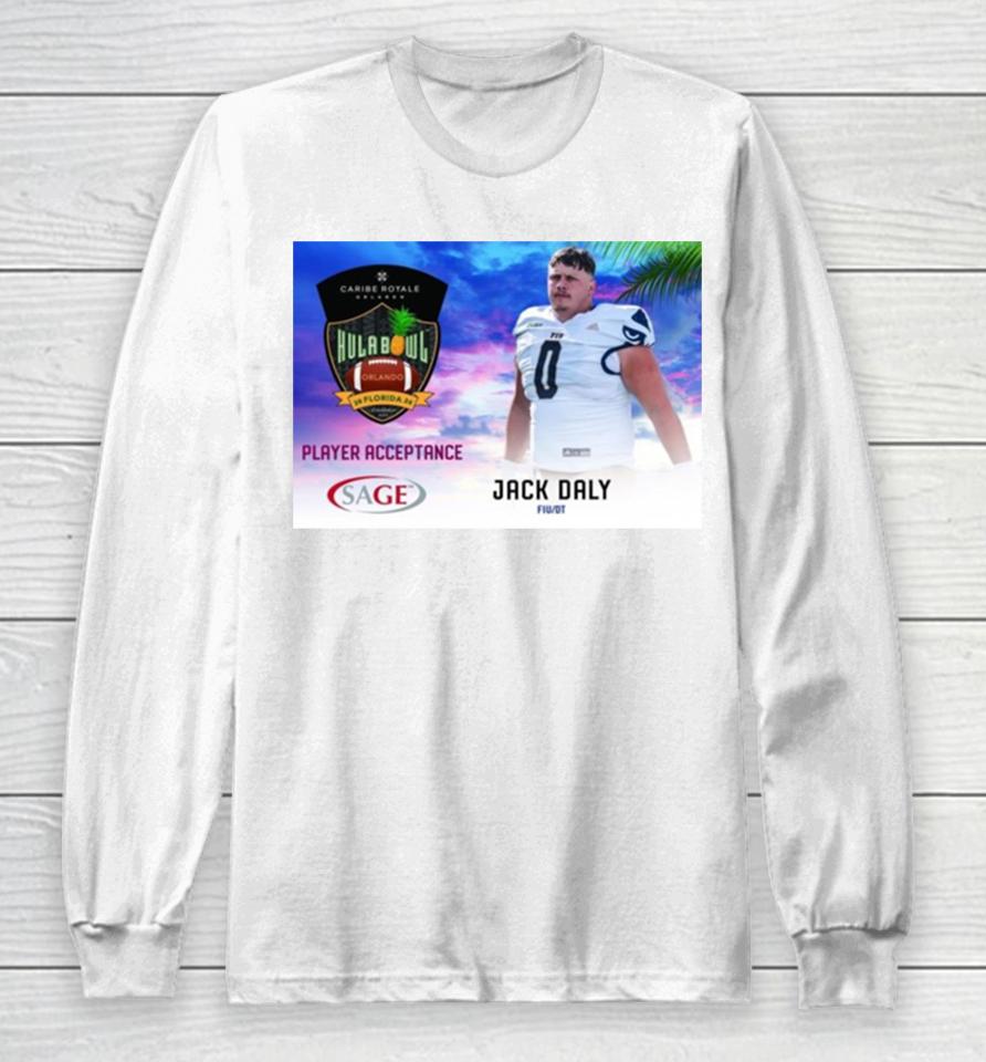 Hula Bowl 2024 Ncaa College Football Jack Daly Long Sleeve T-Shirt