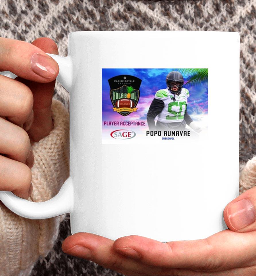 Hula Bowl 2024 Ncaa College Football Popo Aumavae Coffee Mug
