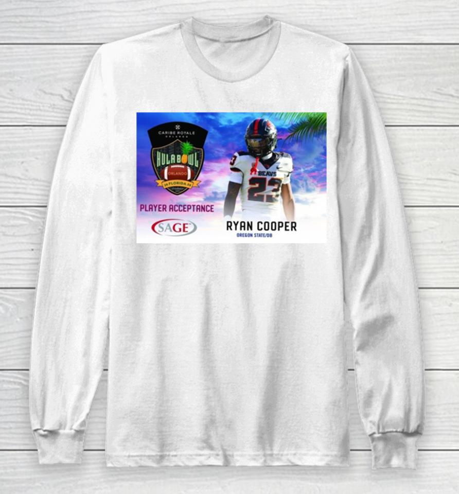 Hula Bowl 2024 Ncaa College Football Ryan Cooper Long Sleeve T-Shirt
