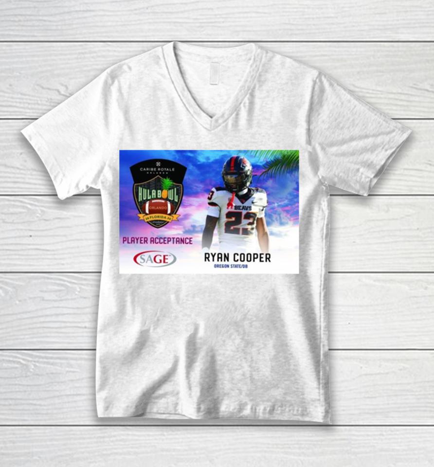 Hula Bowl 2024 Ncaa College Football Ryan Cooper Unisex V-Neck T-Shirt