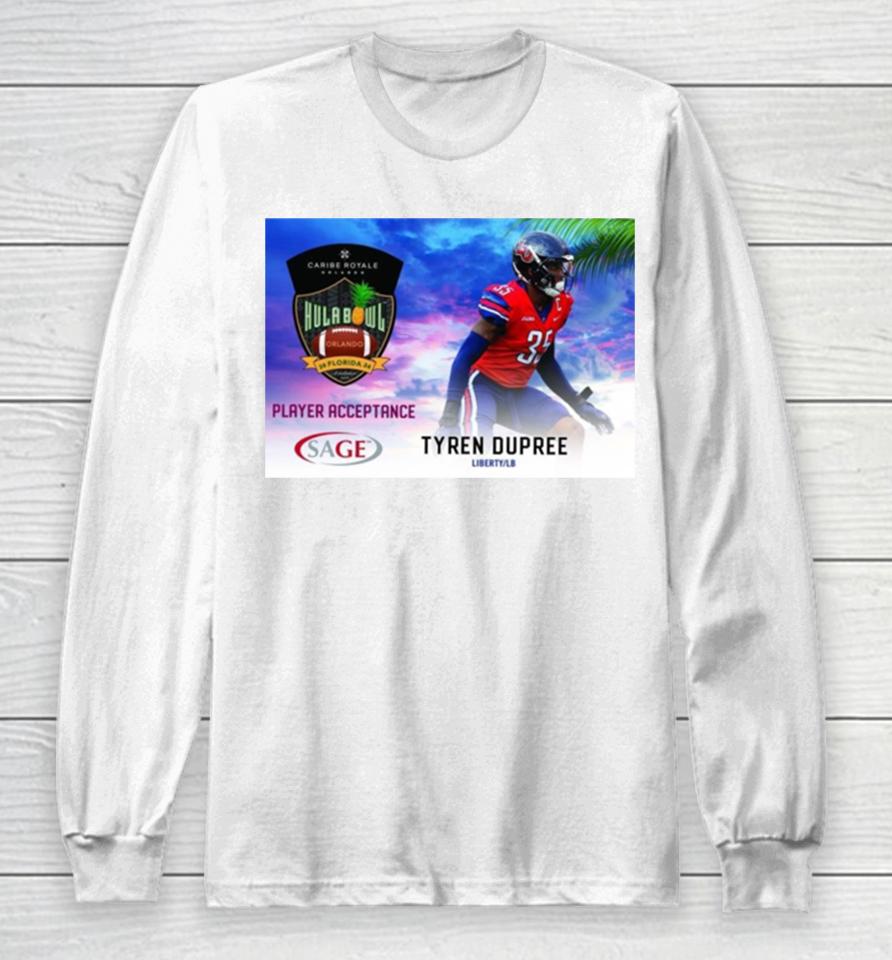 Hula Bowl 2024 Ncaa College Football Tyren Dupree Long Sleeve T-Shirt