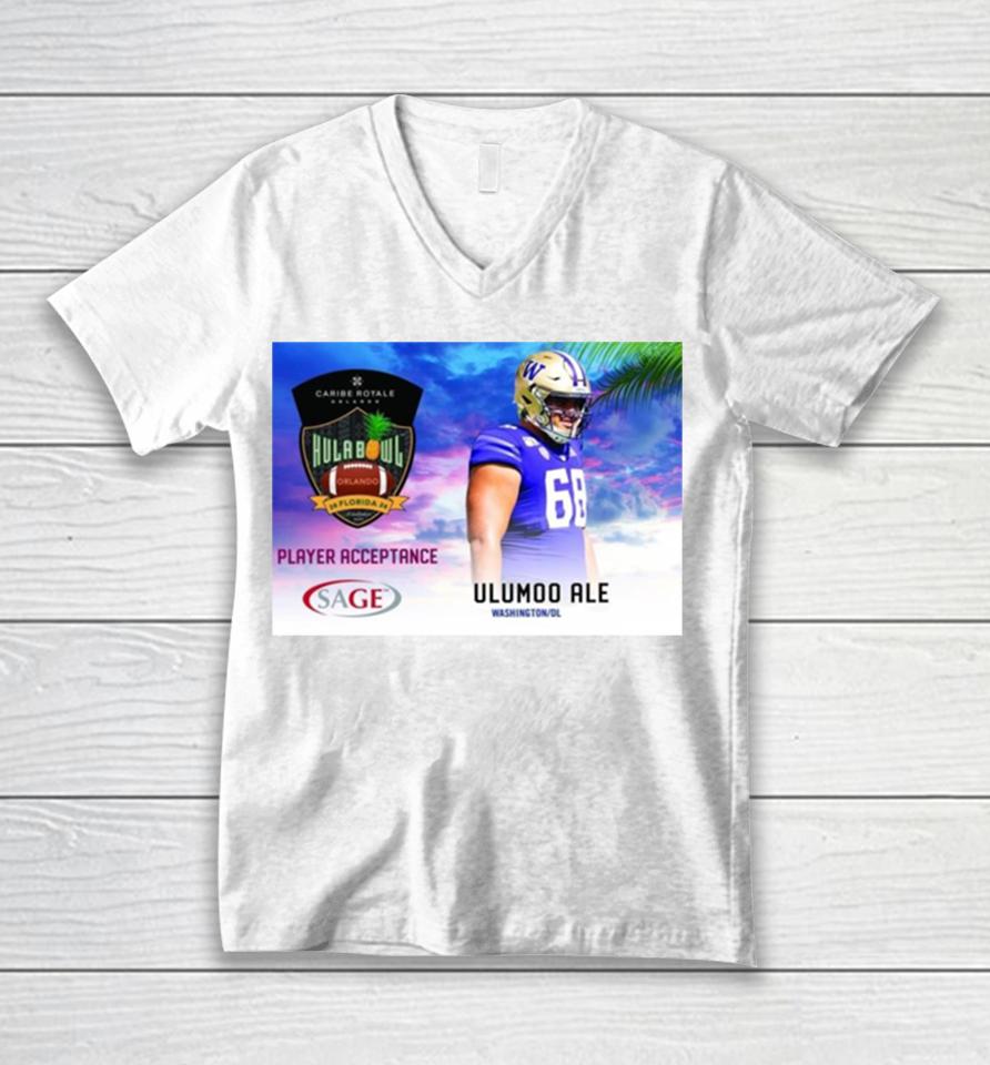 Hula Bowl 2024 Ncaa College Football Ulumoo Ale Unisex V-Neck T-Shirt