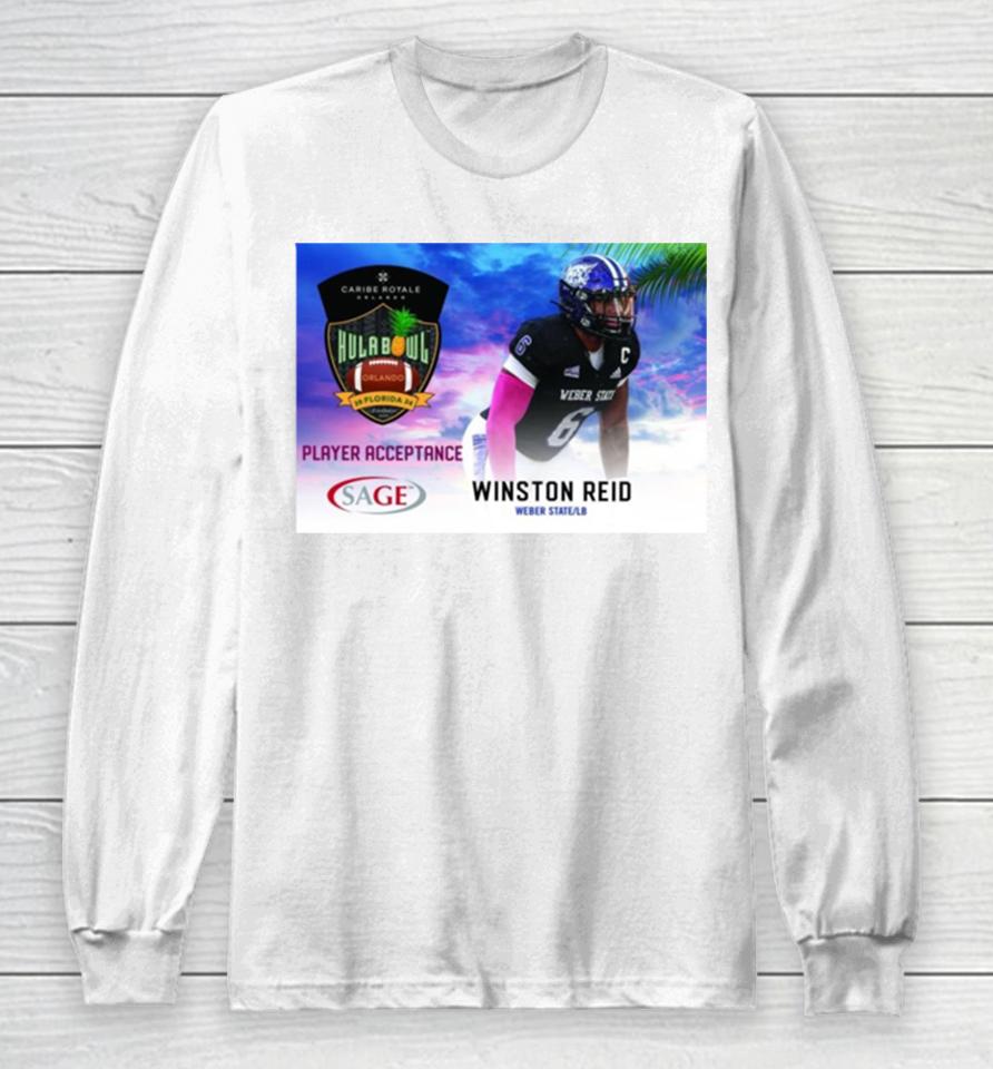 Hula Bowl 2024 Ncaa College Football Winston Reid Long Sleeve T-Shirt