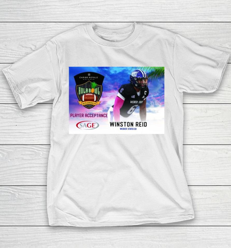 Hula Bowl 2024 Ncaa College Football Winston Reid Youth T-Shirt
