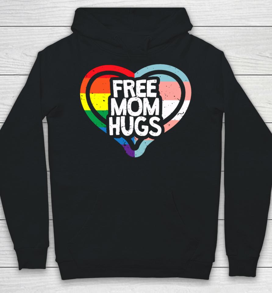 Humans Free Mom Hugs Pride Vintage Hoodie
