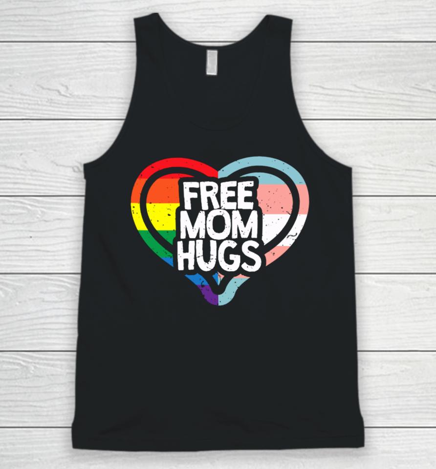 Humans Free Mom Hugs Pride Vintage Unisex Tank Top