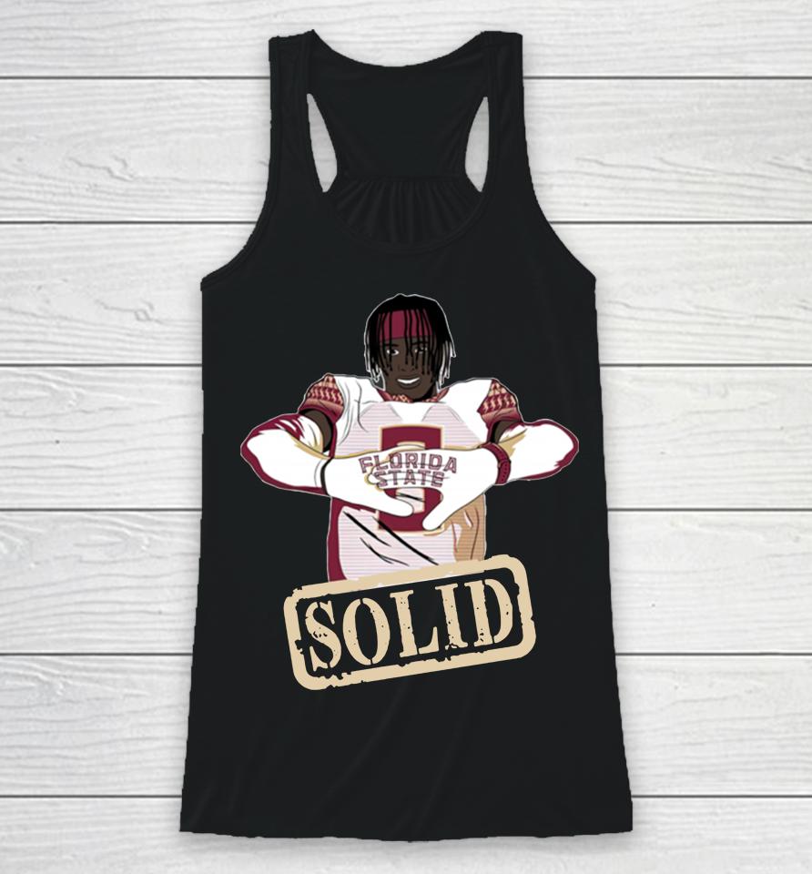 Humble Beasts Store Florida State Hykeem Williams Solid Racerback Tank
