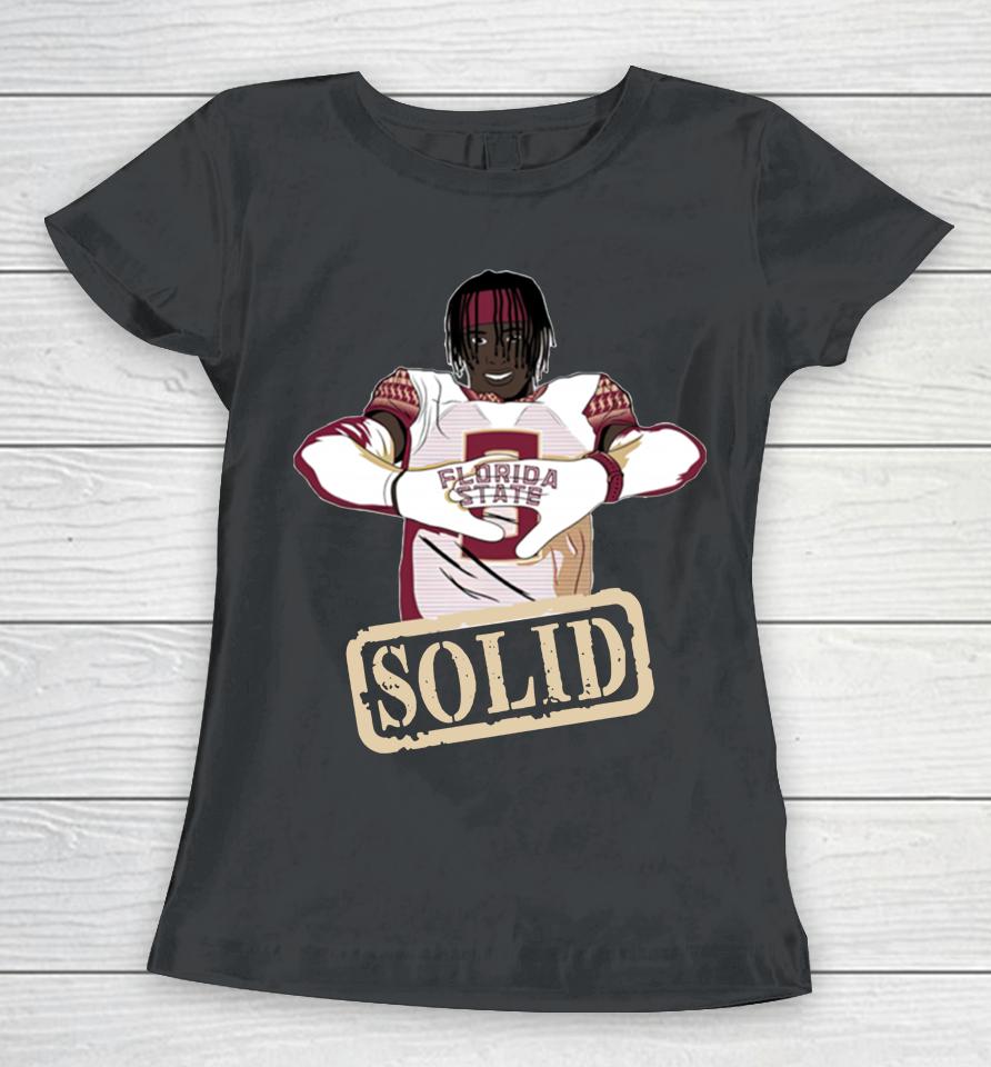 Humble Beasts Store Florida State Hykeem Williams Solid Women T-Shirt