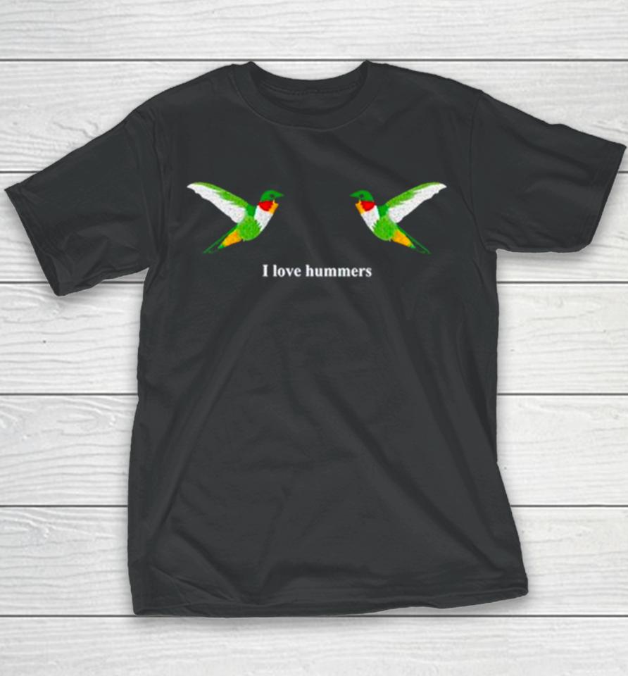 Hummingbird I Love Hummers Youth T-Shirt