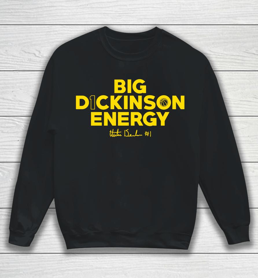 Hunter Dickinson X The Players Trunk Exclusive Big D1Ckinson Energy Sweatshirt