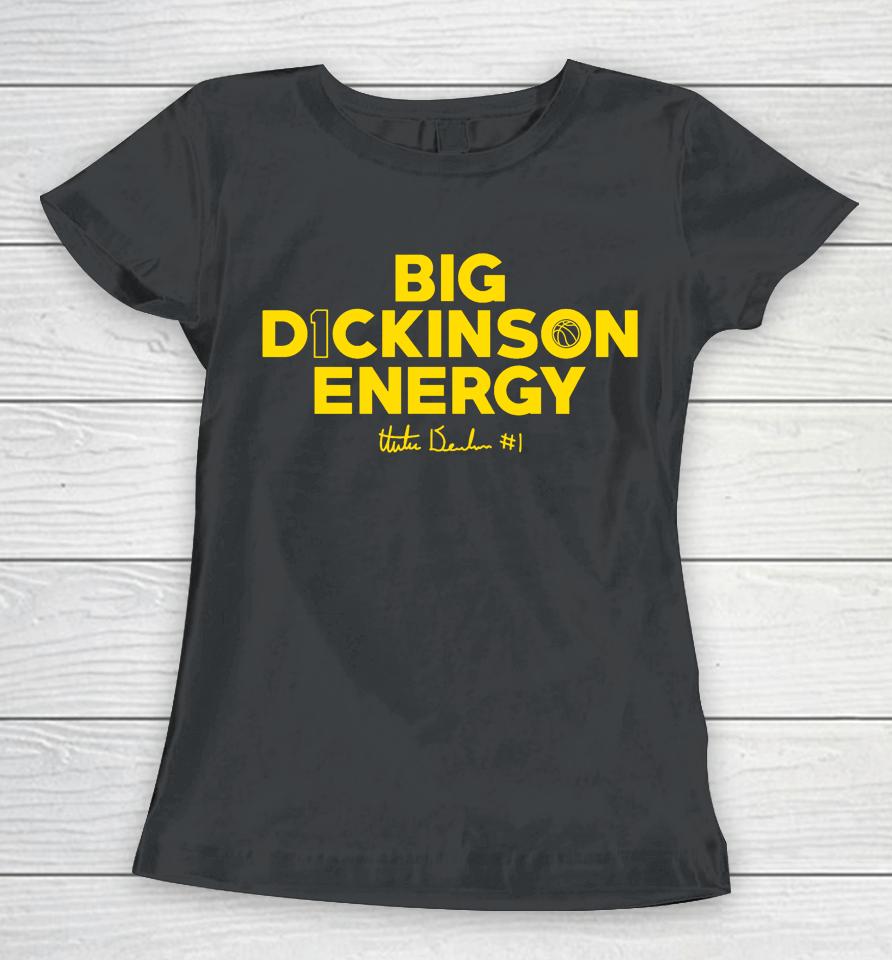 Hunter Dickinson X The Players Trunk Exclusive Big D1Ckinson Energy Women T-Shirt