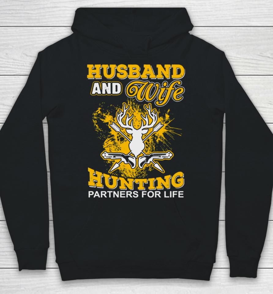Husband And Wife Hunting Partners For Life Hoodie