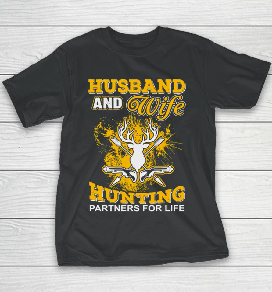 Husband And Wife Hunting Partners For Life Youth T-Shirt