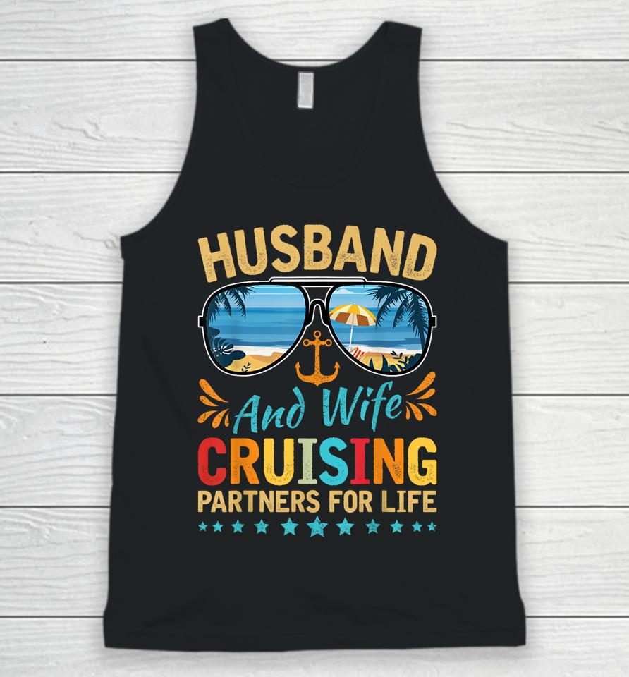 Husband Wife Cruising Partners For Life Cruise Vacation Trip Unisex Tank Top