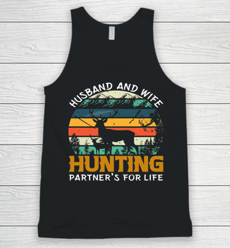 Husband Wife Hunting Partners For Life Unisex Tank Top